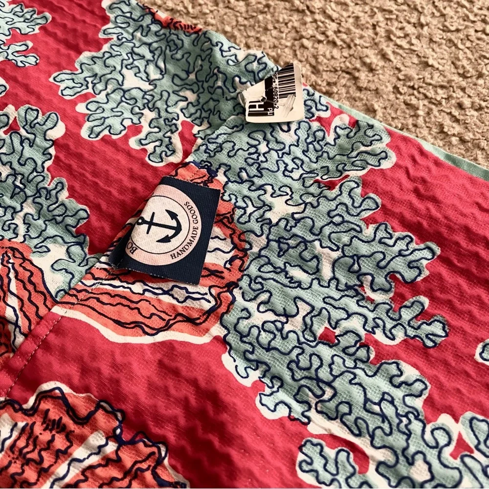 NWT Bows and flows shells coral infinity scarf
